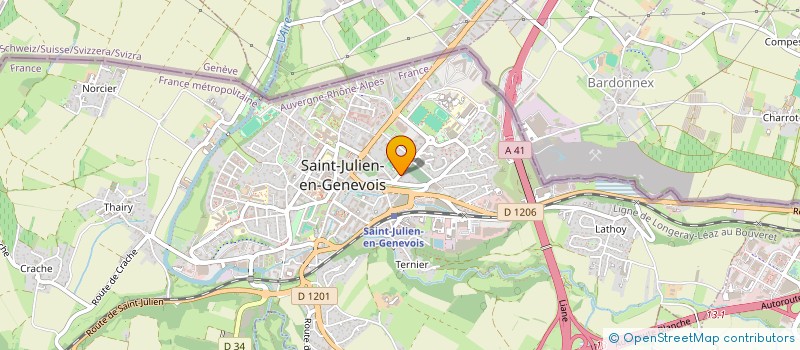 localisation de l'entreprise SCI CAVALOEE  SAINT-JULIEN-EN-GENEVOIS