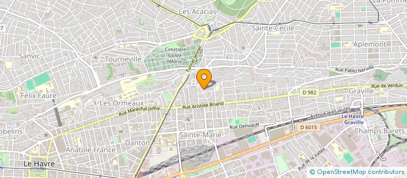 localisation de l'entreprise SCI CAVANIEL à LE HAVRE