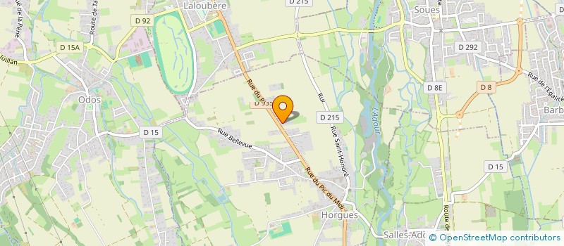 localisation de l'entreprise SCI CAVARED  HORGUES