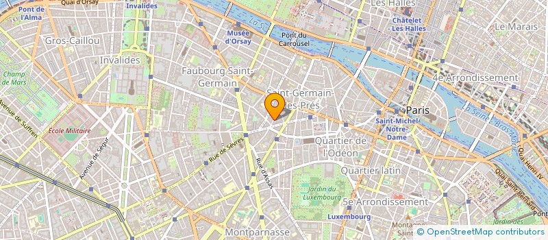 localisation de l'entreprise SCI CAVARO-POULGAS  PARIS