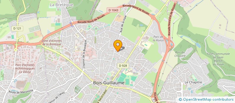 localisation de l'entreprise SCI CAVATEL  BOIS-GUILLAUME