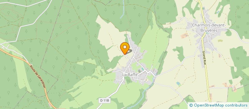 localisation de l'entreprise SCI CAVAX  LA BAFFE