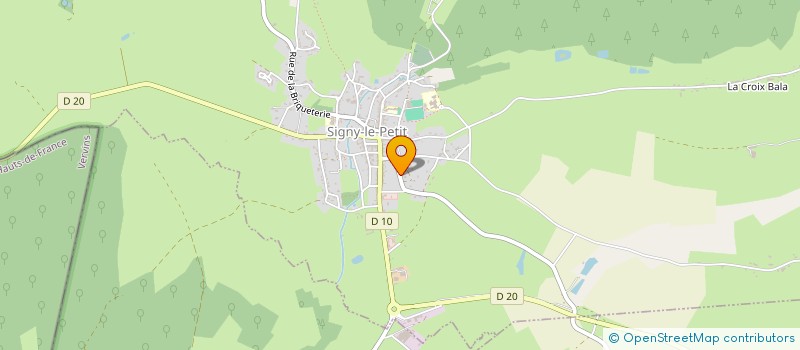 localisation de l'entreprise SCI CAVE  FLIGNY