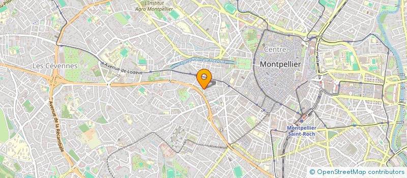 localisation de l'entreprise SCI CAVE CANEM à MONTPELLIER