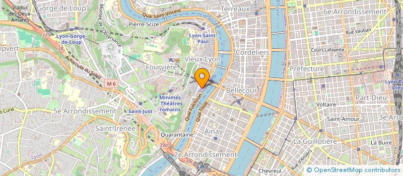 localisation de l'entreprise SCI CAVE DU BOEUF  LYON