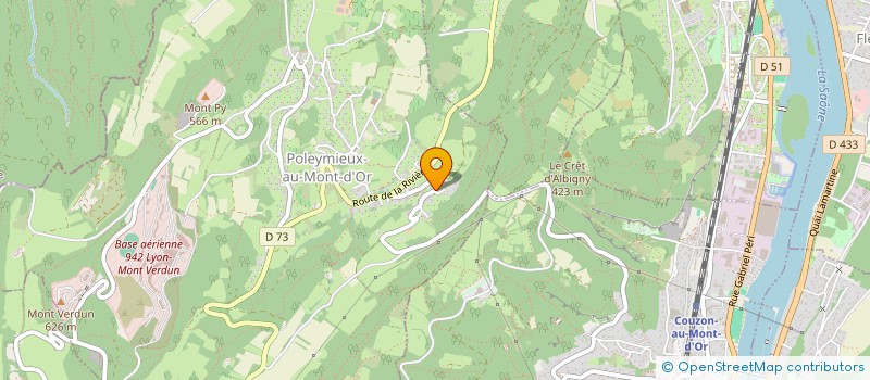 localisation de l'entreprise SCI CAVE FELEM  POLEYMIEUX-AU-MONT-D'OR