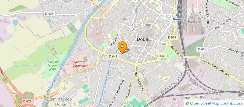 localisation de l'entreprise SCI CAVEJAPHI à DOUAI