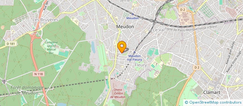 localisation de l'entreprise SCI CAVELIER à MEUDON