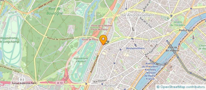 localisation de l'entreprise SCI CAVELL à PARIS
