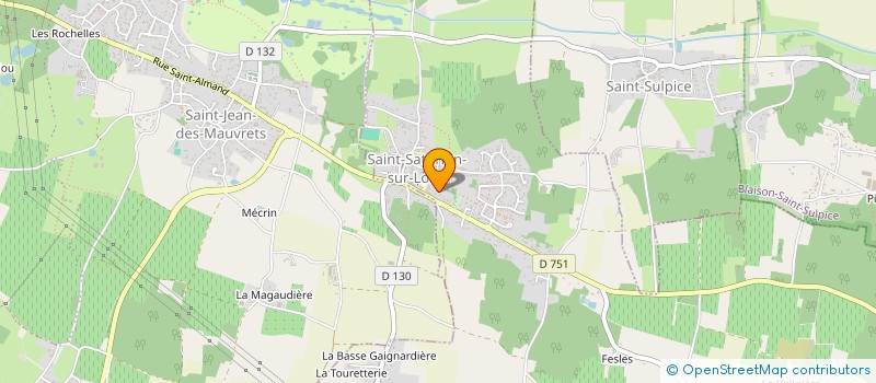 localisation de l'entreprise SCI CAVELLEC ADML à BRISSAC LOIRE AUBANCE