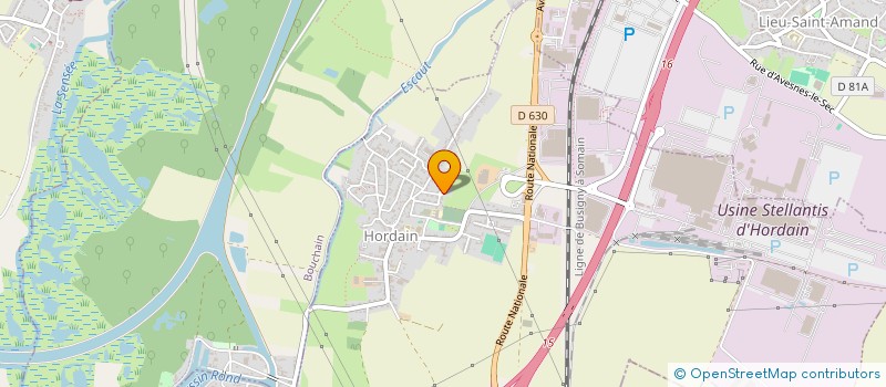 localisation de l'entreprise SCI CAVELO  HORDAIN