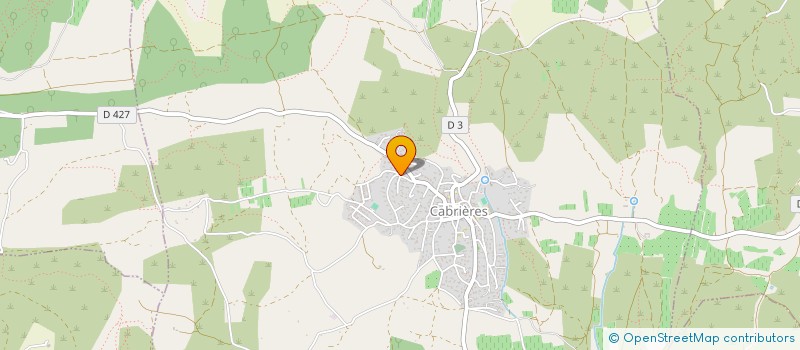 localisation de l'entreprise SCI CAVEROQUE  CABRIERES