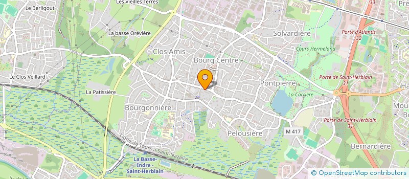 localisation de l'entreprise SCI CAVI  SAINT-HERBLAIN