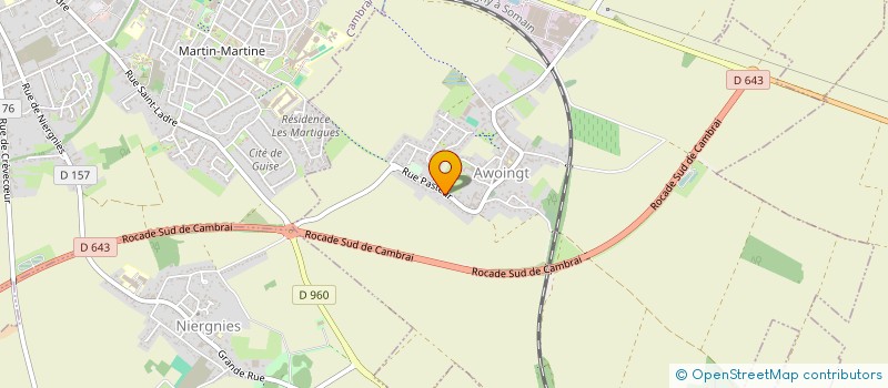 localisation de l'entreprise SCI CAVI  AWOINGT