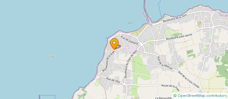 localisation de l'entreprise SCI CAVIBAT  LA PLAINE-SUR-MER