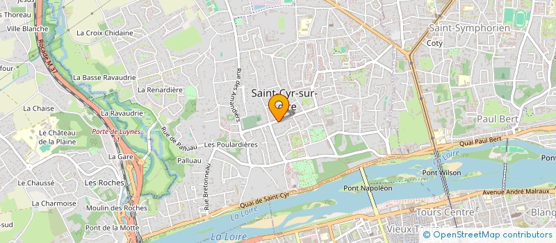 localisation de l'entreprise SCI CAVIC  SAINT-CYR-SUR-LOIRE