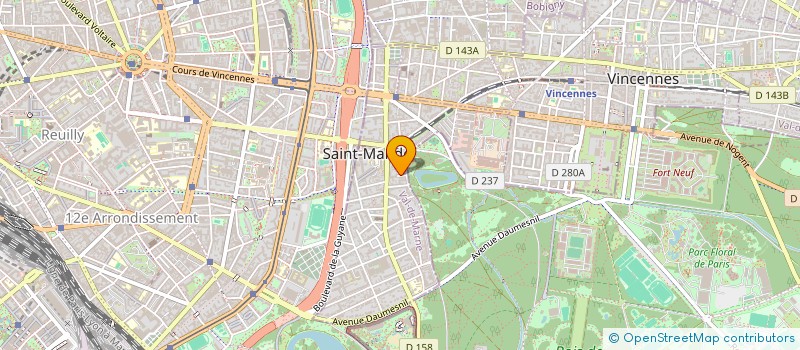 localisation de l'entreprise SCI CAVIRO à SAINT-MANDE