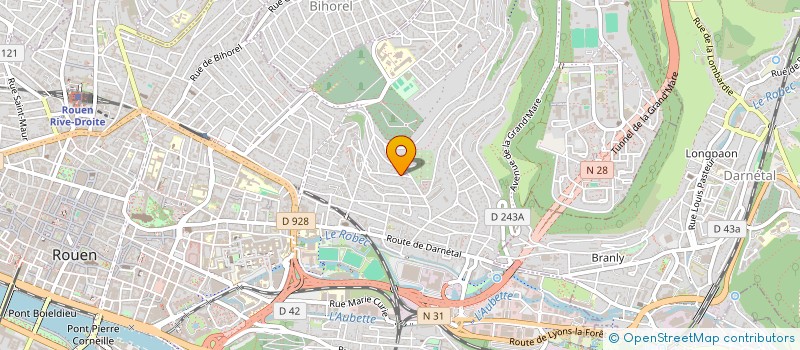 localisation de l'entreprise SCI CAVIVA à ROUEN