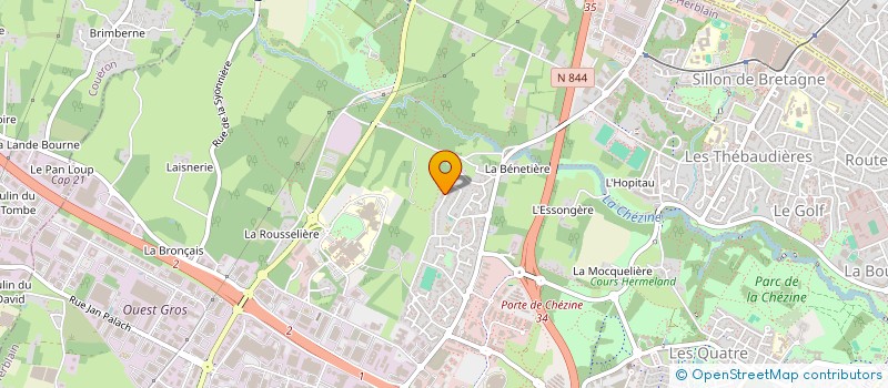 localisation de l'entreprise SCI CAVK  SAINT-HERBLAIN