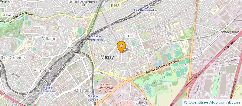 localisation de l'entreprise SCI CAVKARAM IMMO à MASSY