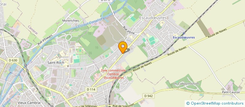 localisation de l'entreprise SCI CAVYTA  ESCAUDUVRES