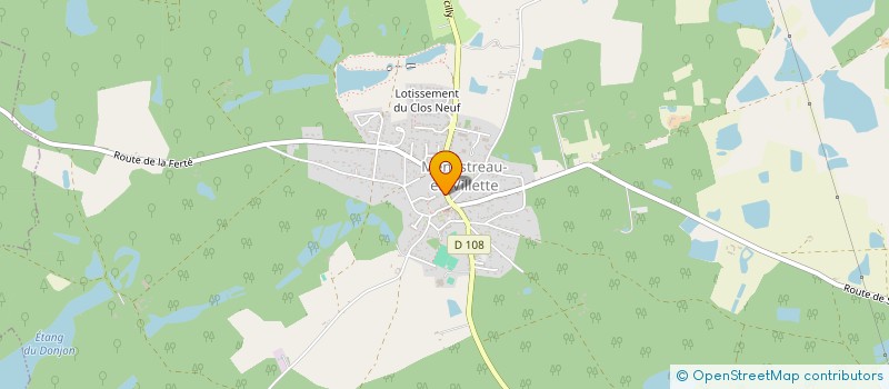 localisation de l'entreprise SCI CAYACOA  MENESTREAU-EN-VILLETTE