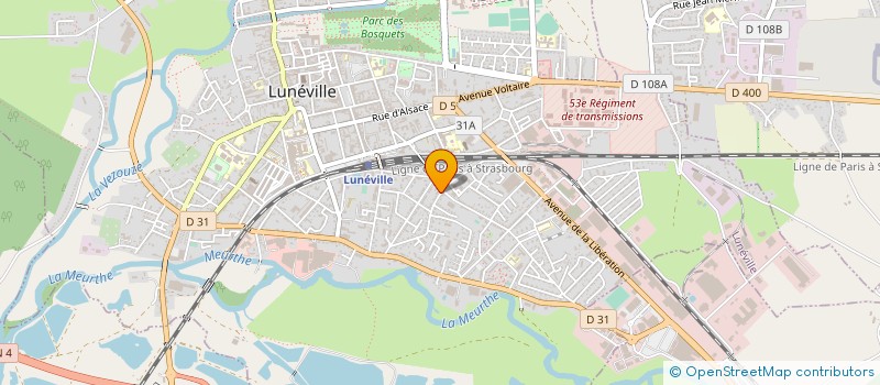 localisation de l'entreprise SCI CAYAN  LUNEVILLE