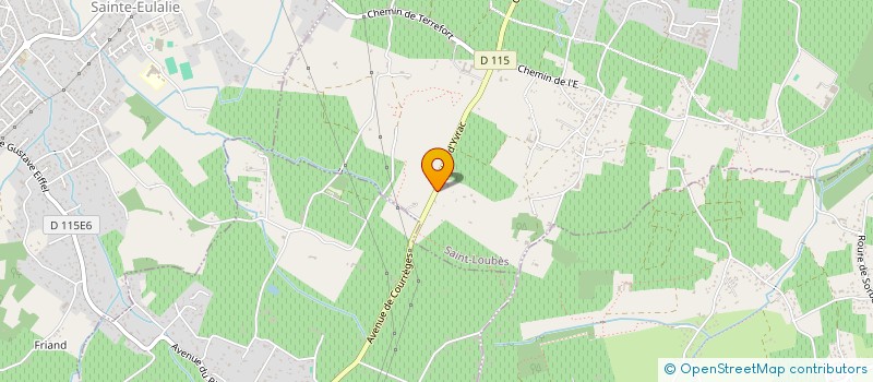 localisation de l'entreprise SCI CAYE-PIETRI  SAINT-LOUBES