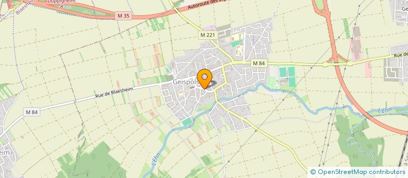 localisation de l'entreprise SCI CAYET  GEISPOLSHEIM