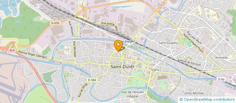 localisation de l'entreprise SCI CAYKEF à SAINT-DIZIER