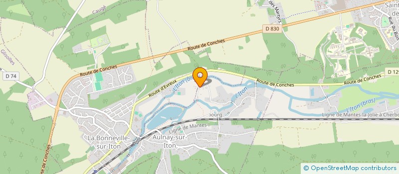 localisation de l'entreprise SCI CAYLA  AULNAY-SUR-ITON