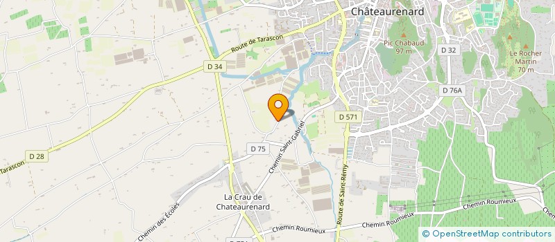 localisation de l'entreprise SCI CAYLAF à CHATEAURENARD