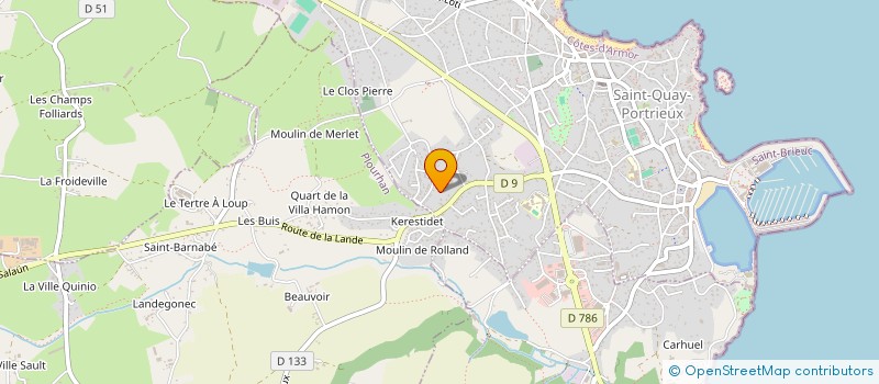 localisation de l'entreprise SCI CAYM.R  SAINT-QUAY-PORTRIEUX