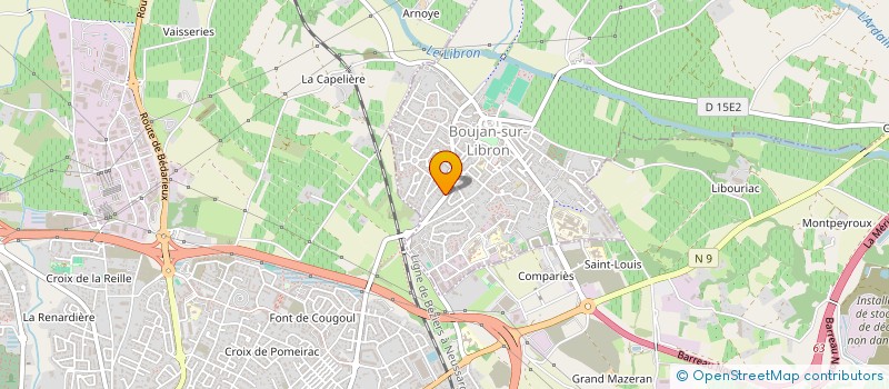 localisation de l'entreprise SCI CAYO  OULLINS-PIERRE-BENITE