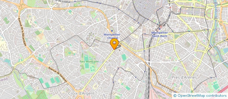 localisation de l'entreprise SCI CAYRON-BOUCARD à MONTPELLIER