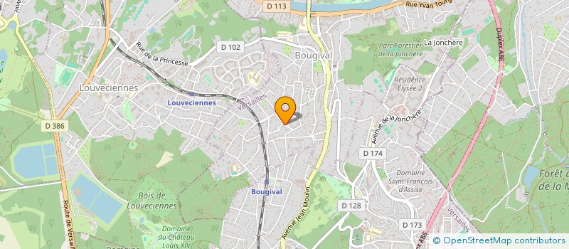 localisation de l'entreprise SCI CAYROU DOUIN  BOUGIVAL