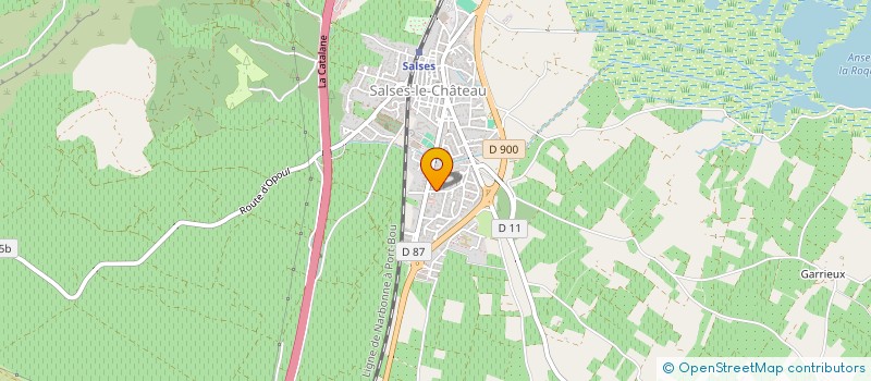 localisation de l'entreprise SCI CAYROUS  SALSES-LE-CHATEAU