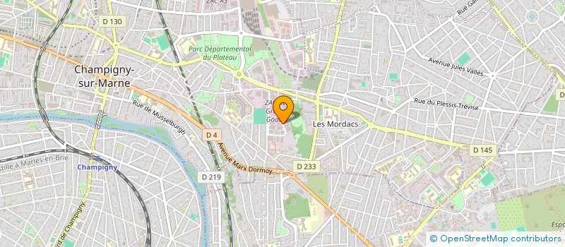 localisation de l'entreprise SCI CAYS  CHAMPIGNY-SUR-MARNE