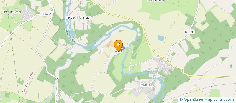 localisation de l'entreprise SCI CAZ  MARNAY