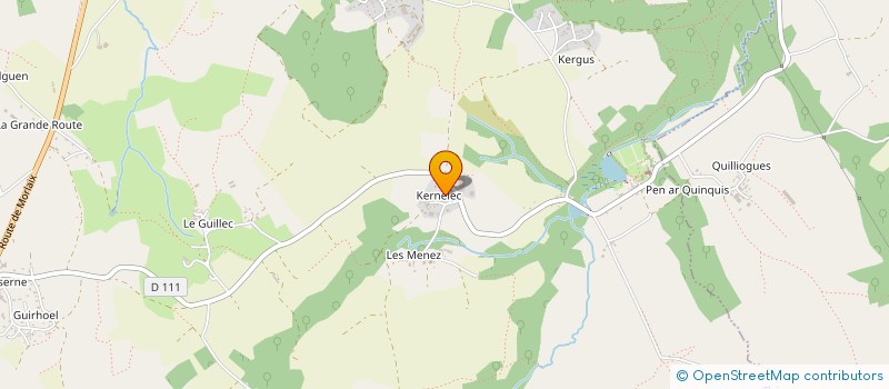 localisation de l'entreprise SCI CAZA  PLOUNEOUR-MENEZ