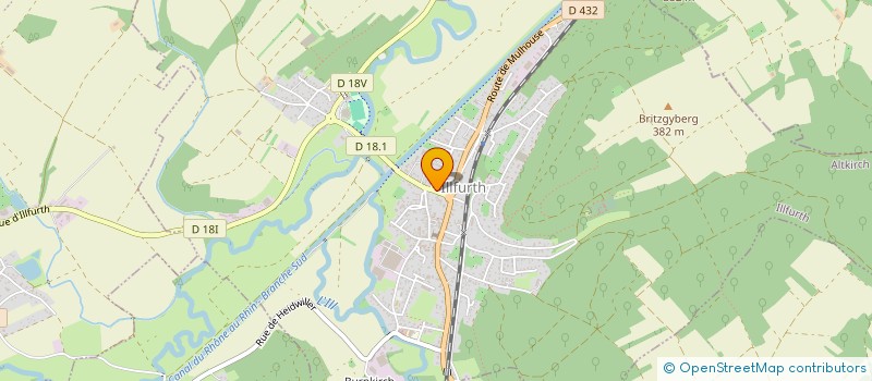 localisation de l'entreprise SCI CAZA  ILLFURTH