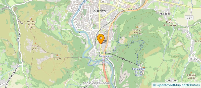 localisation de l'entreprise SCI CAZABA  LOURDES