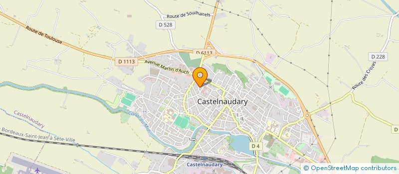 localisation de l'entreprise SCI CAZABAN AUZIAS  CASTELNAUDARY