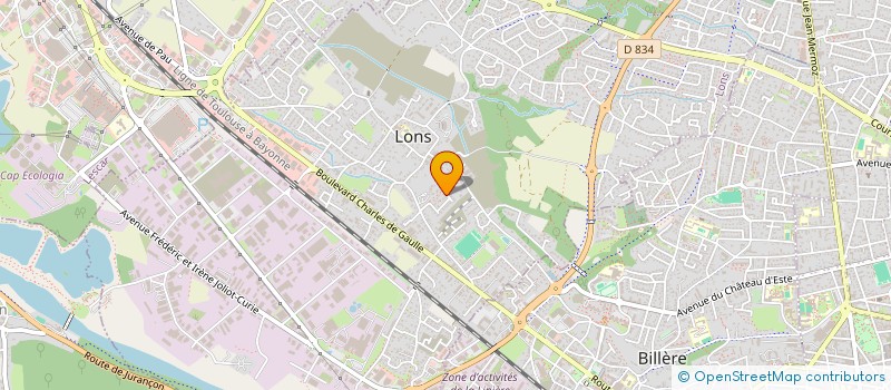 localisation de l'entreprise SCI CAZAL FOSSES à LONS