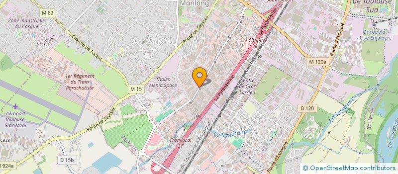 localisation de l'entreprise SCI CAZALE à TOULOUSE