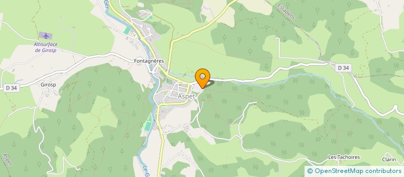 localisation de l'entreprise SCI CAZALERE BABOU à ASPET