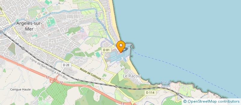 localisation de l'entreprise SCI CAZALES  ARGELES-SUR-MER