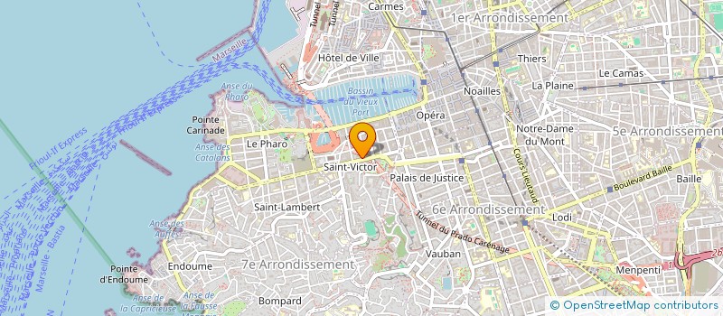 localisation de l'entreprise SCI CAZALET VAUTRIN à MARSEILLE
