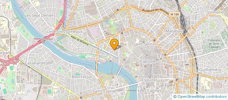 localisation de l'entreprise SCI CAZALOU à TOULOUSE