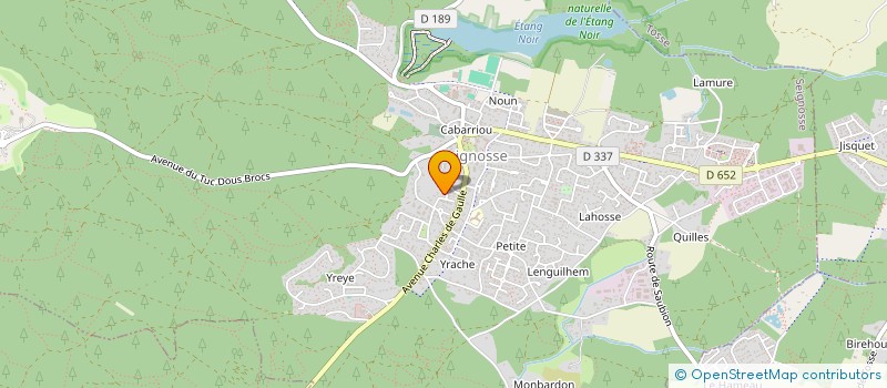 localisation de l'entreprise SCI CAZAS  SEIGNOSSE